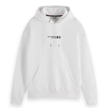 White Relaxed Fit Artwork Hoodie