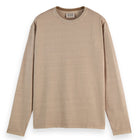 Mocha 3 Crosses Program Relaxed Long Sleeve T-Shirt
