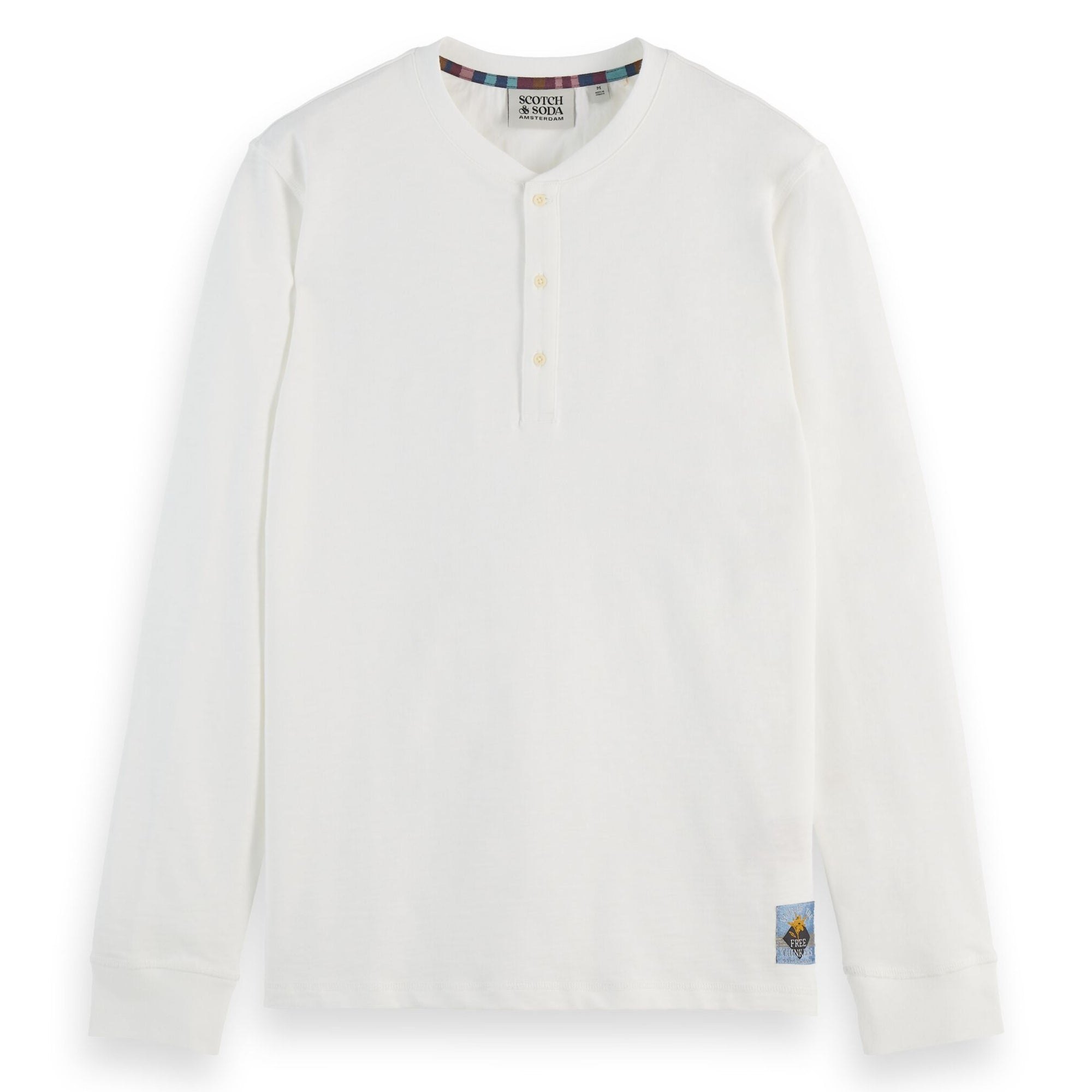 Swan Regular Fit Slub Henley T-Shirt