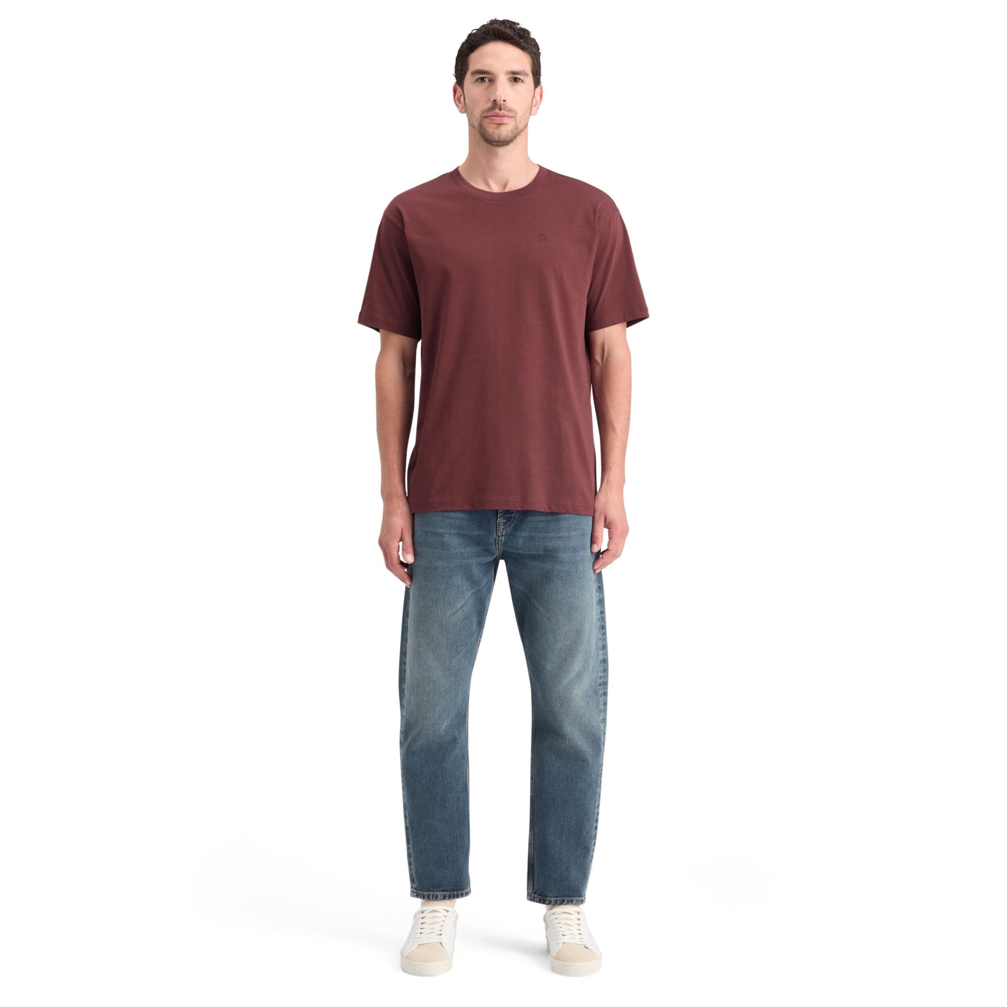Dark Grape Essential Regular Fit Logo T-Shirt