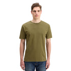 Moss Green Raw Edge Garment Dye T-Shirt