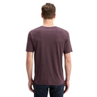 Berry Raw Edge Garment Dye T-Shirt
