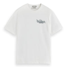 White Regular Fit Front Back Artwork T-Shirt