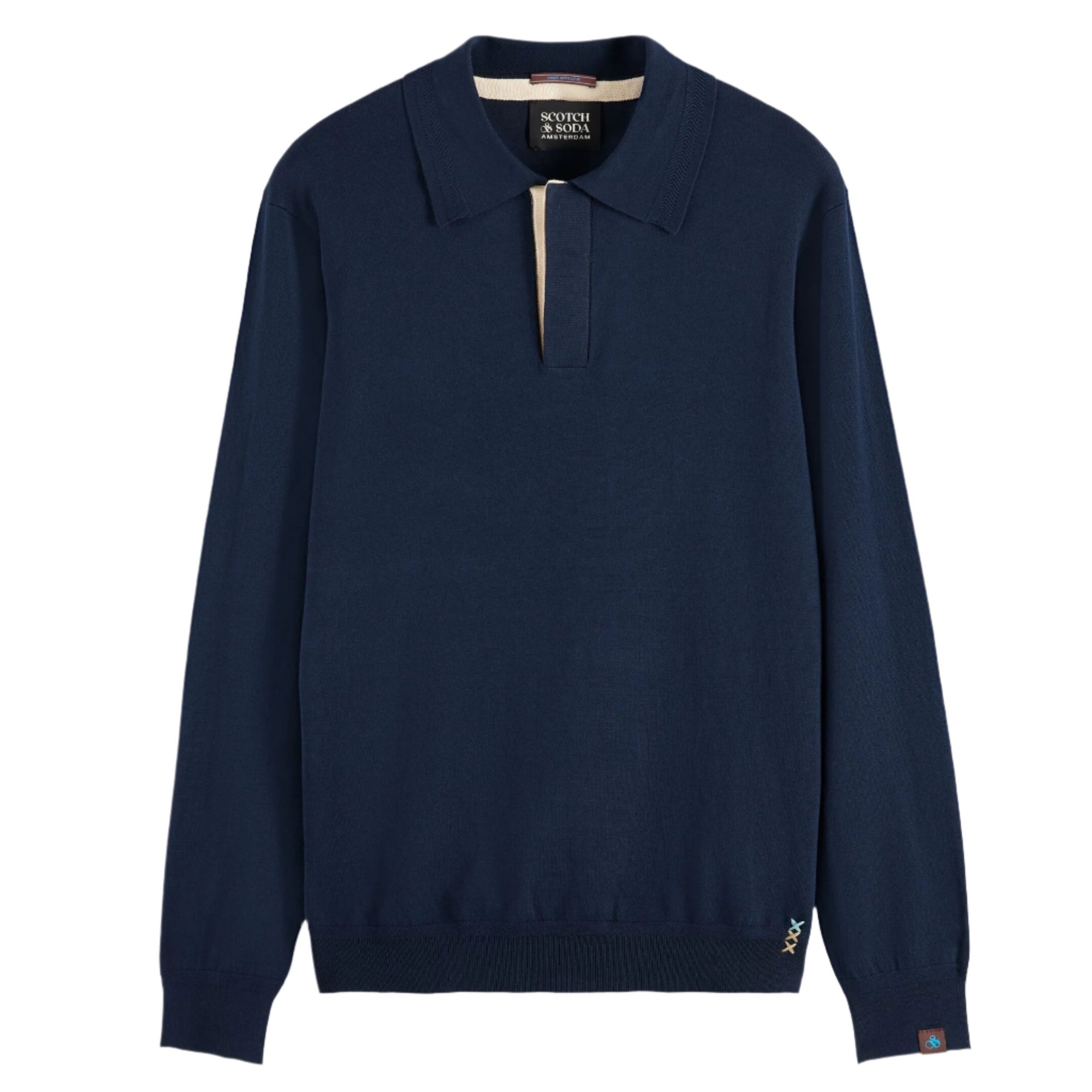 Night Knitted Polo Long Sleeve