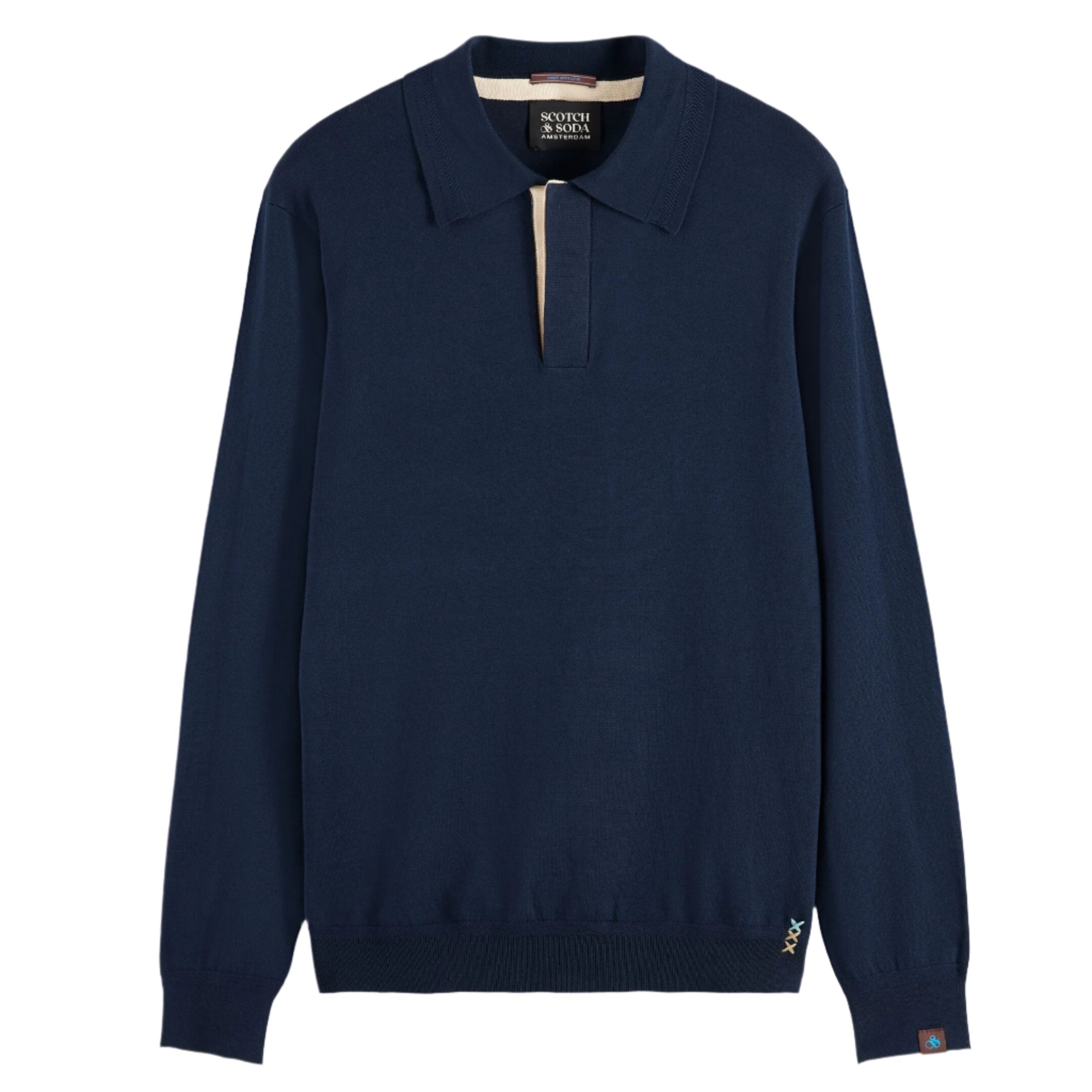 Night Knitted Polo Long Sleeve