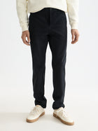 Stuart Stretch Cotton Pant - Black