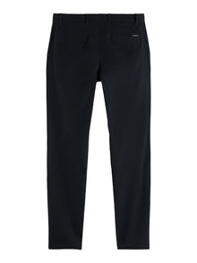 Stuart Stretch Cotton Pant - Black
