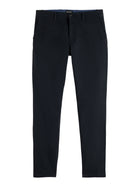 Stuart Stretch Cotton Pant - Black