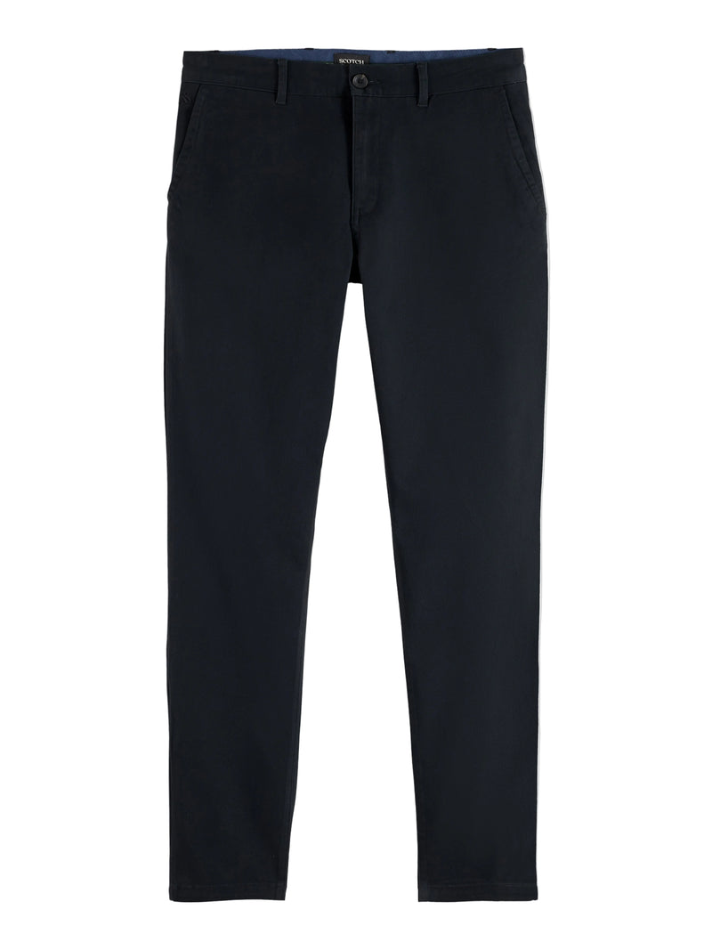 Stuart Stretch Cotton Pant - Black