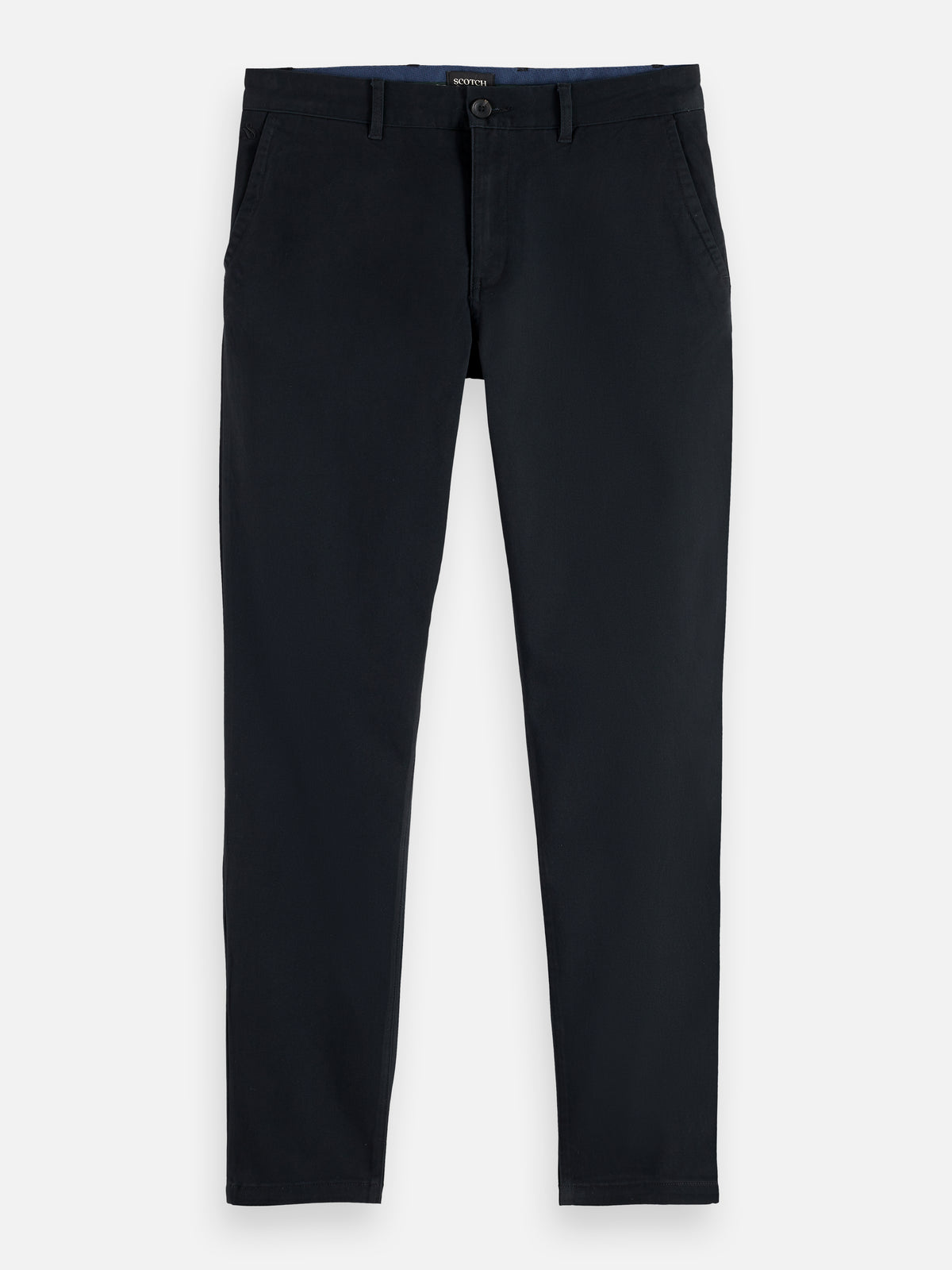 Pantalon Stuart en coton stretch - Noir-4
