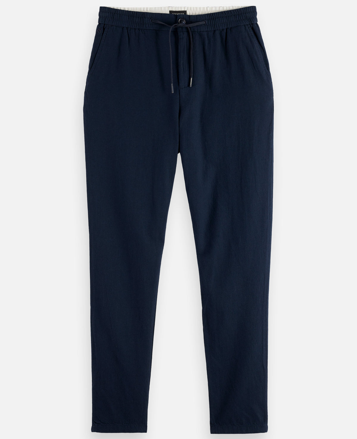 Warren Cotton Linen Twill Jogger - Night-4