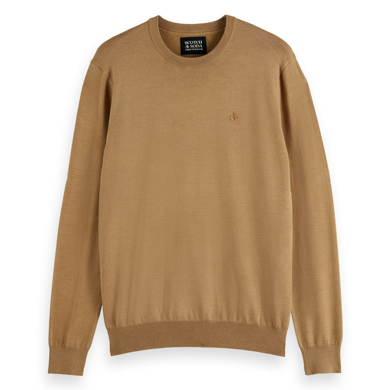 Light Camel Core - Viscose Pullover Crewneck