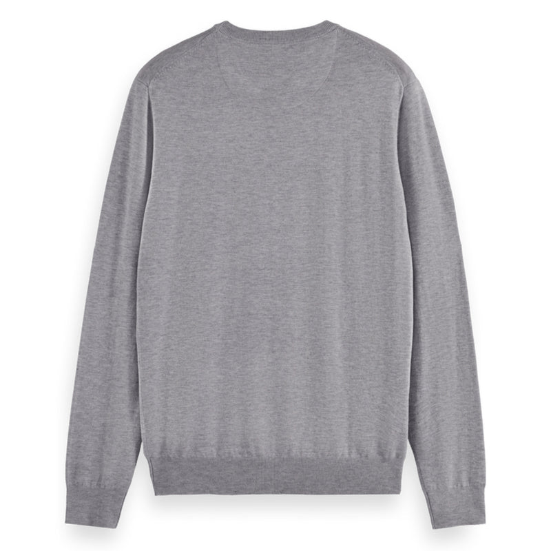 Grey Melange Core - Viscose Pullover Crewneck