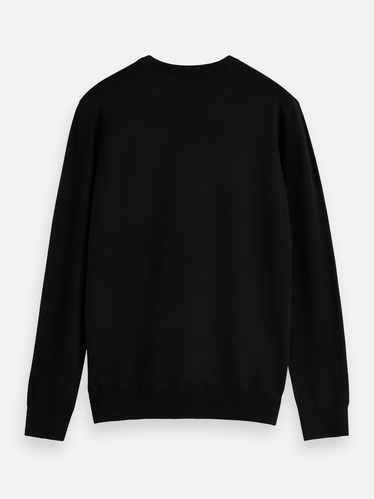 Viscose Pullover Crewneck - Black-6