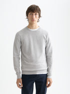 Pull ras du cou en viscose - Gris