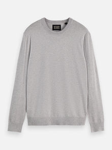 Pull ras du cou en viscose - Gris