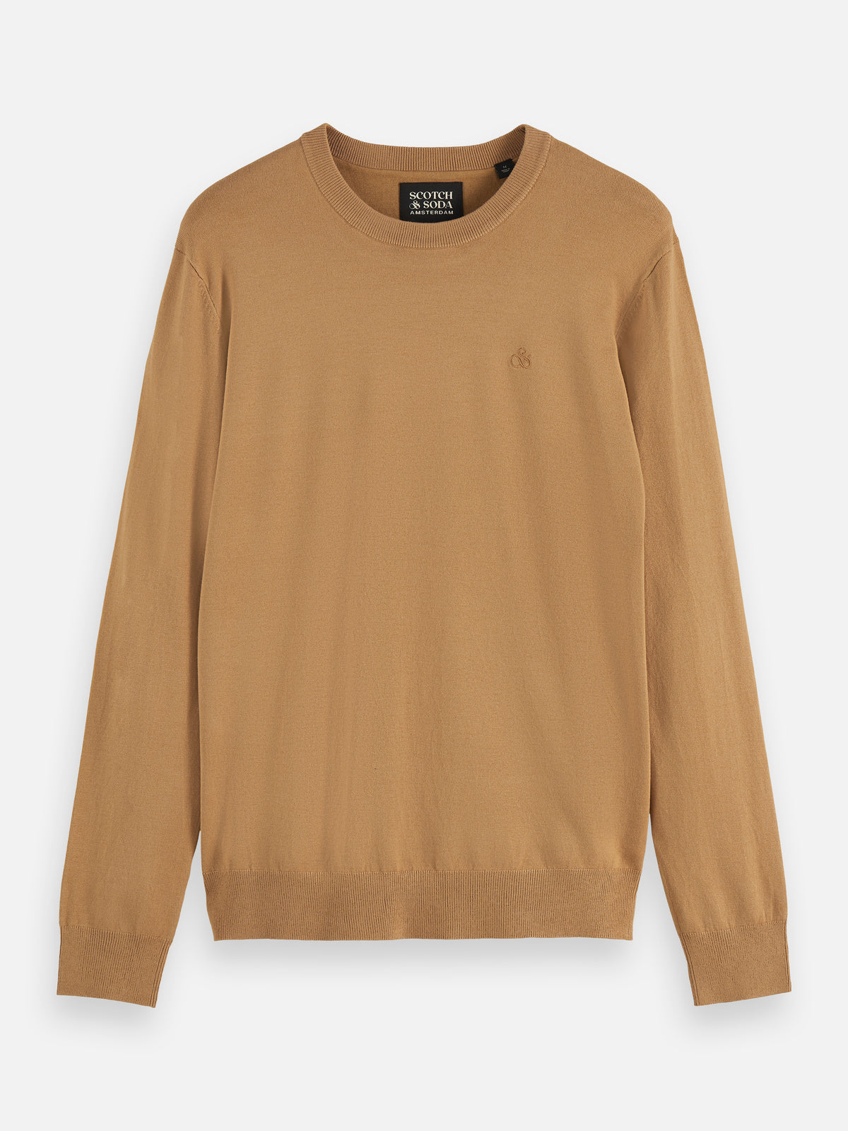 Viscose Pullover Crewneck - Light Camel-7