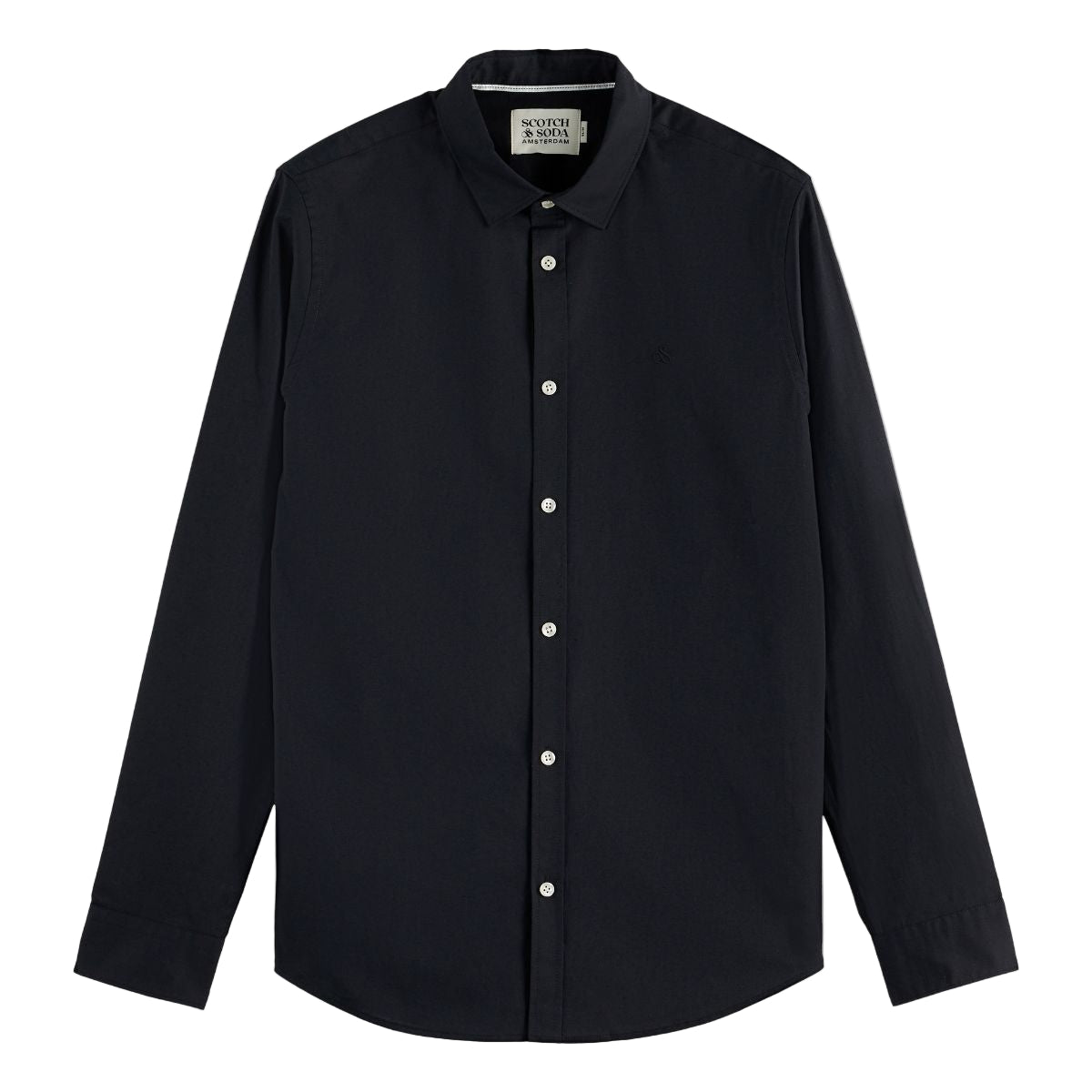 Poplin Solid Shirt - Black
