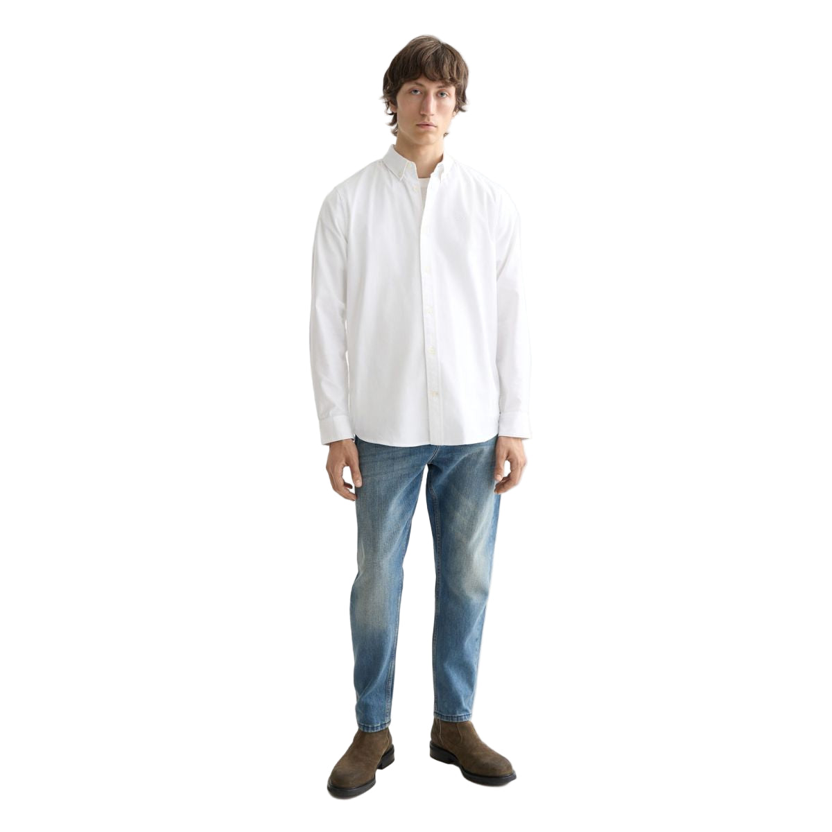 Oxford Solid Shirt - White