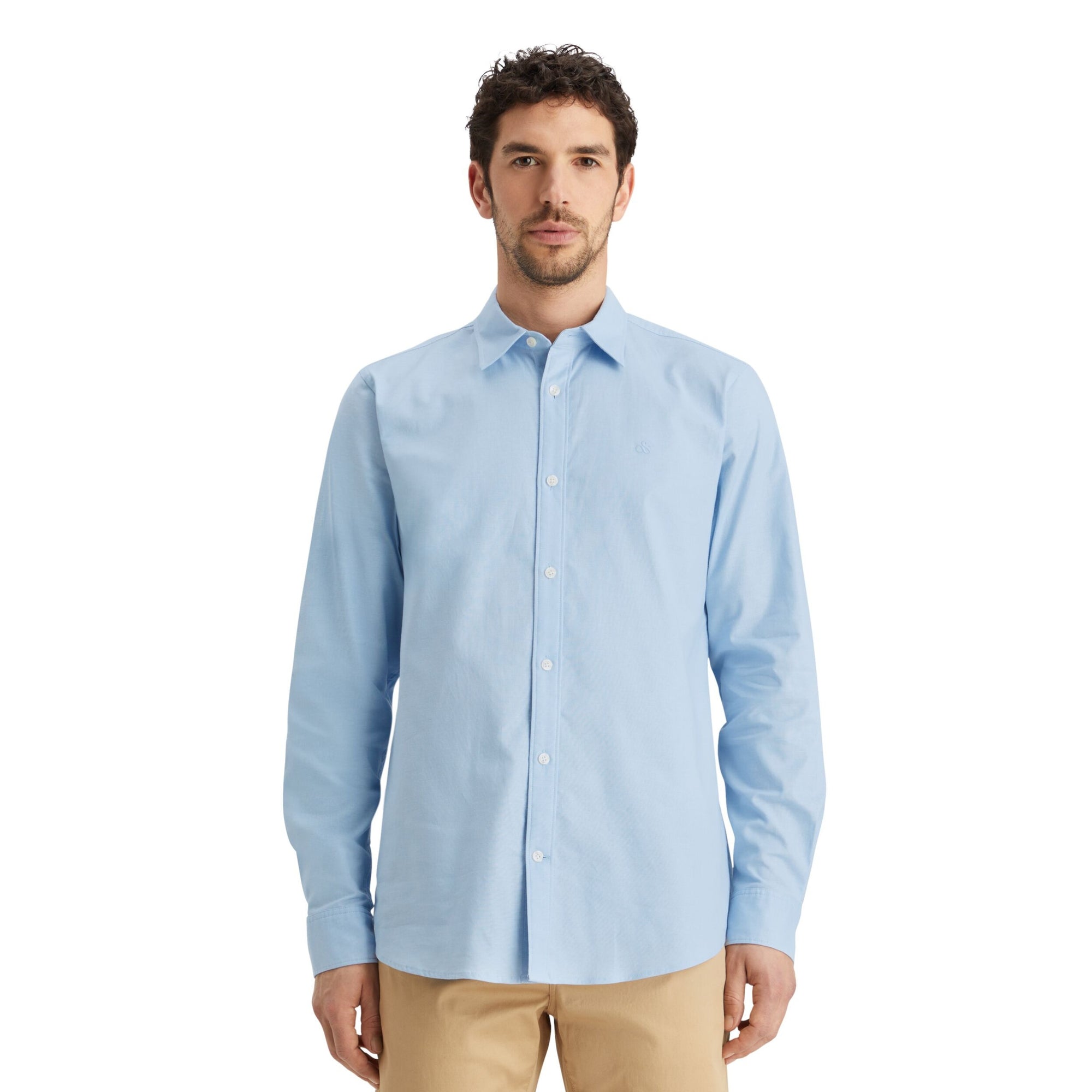 Oxford Solid Shirt - Blue