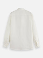 Core Linen Shirt Long Sleeve Button Down - Off White