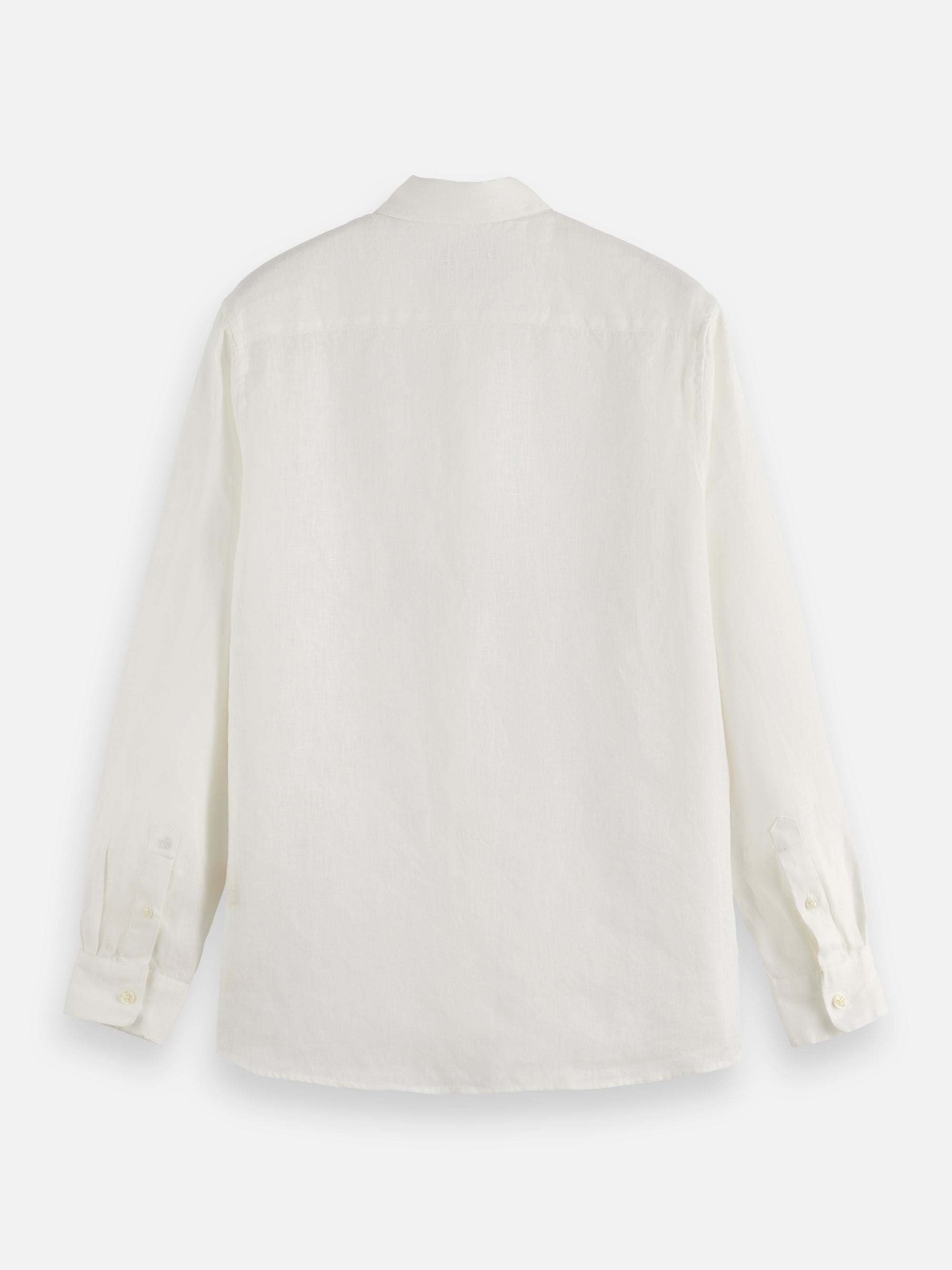 Core Linen Shirt Long Sleeve Button Down - Off White