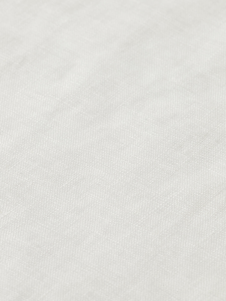 Core Linen Shirt Long Sleeve Button Down - Off White