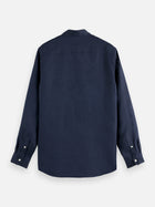 Core Linen Shirt Long Sleeve Button Down - Night