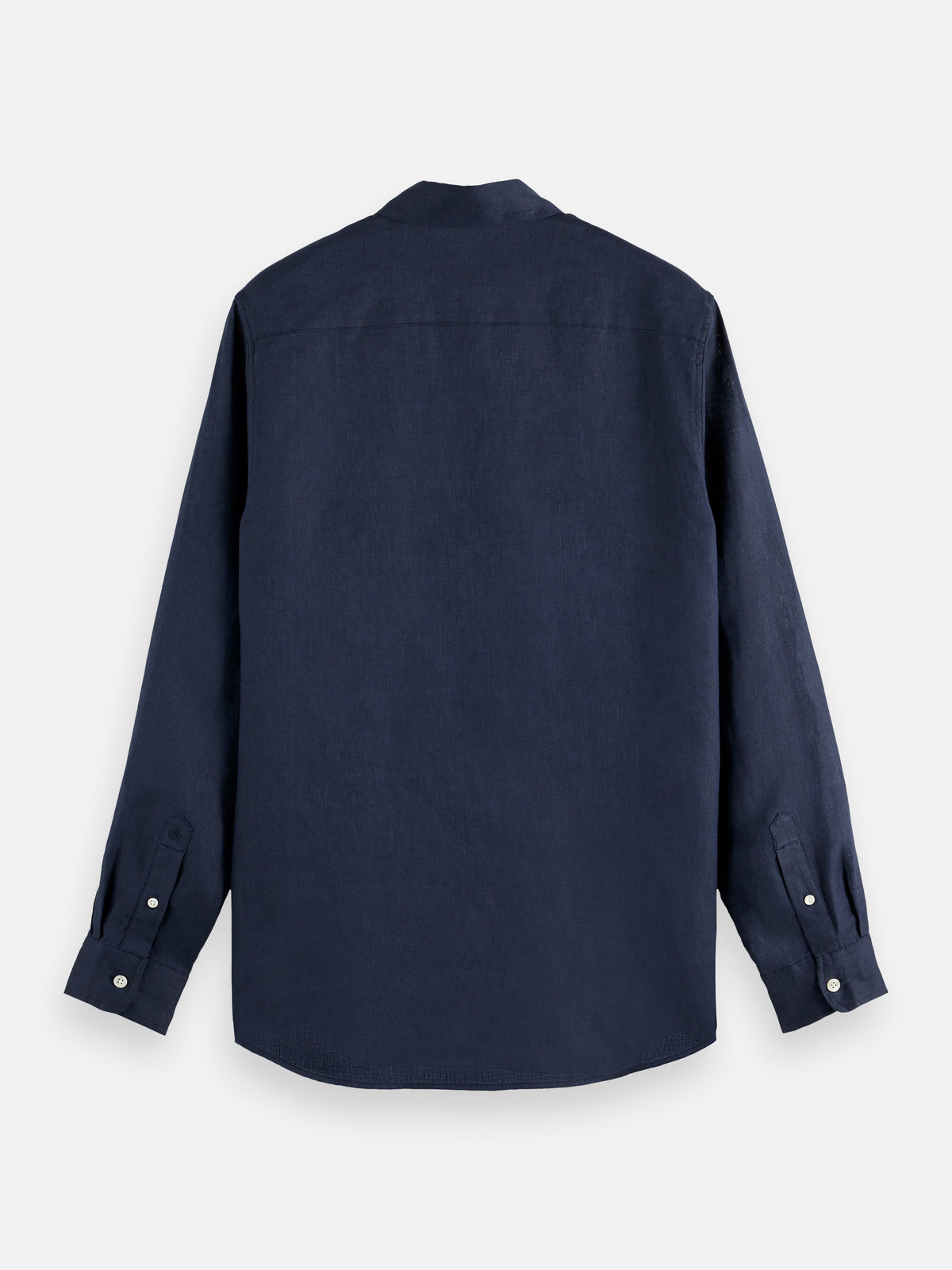 Core Linen Shirt Long Sleeve Button Down - Night-5