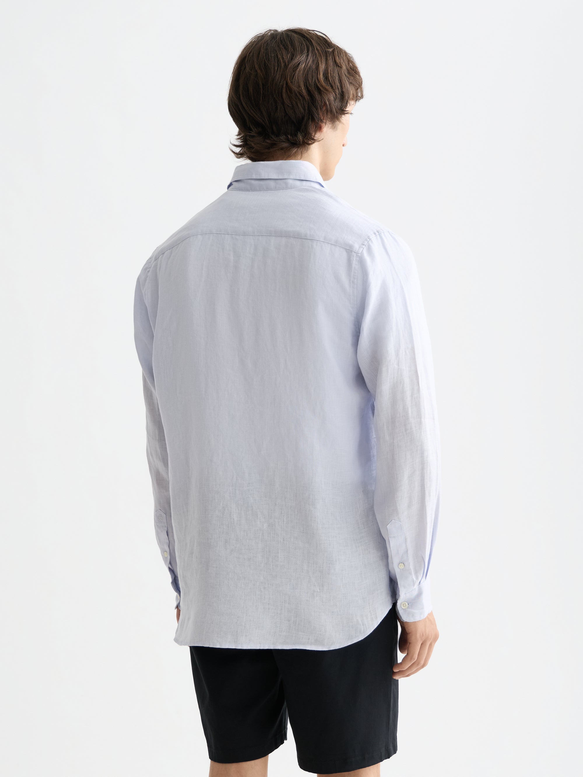 Core  Linen Shirt Buttondown - Shirt Blue