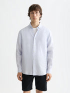 Core  Linen Shirt Buttondown - Shirt Blue
