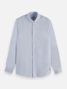Core  Linen Shirt Buttondown - Shirt Blue