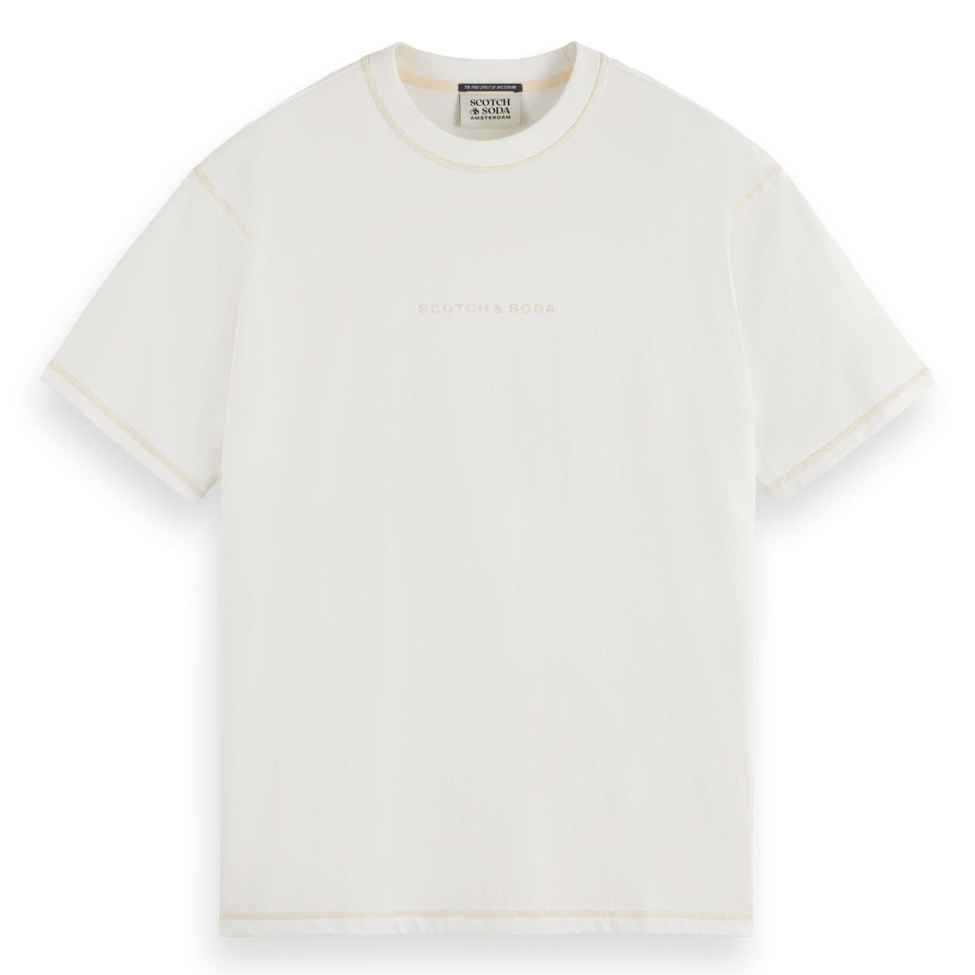 Logo Front Chest T-Shirt - Off White