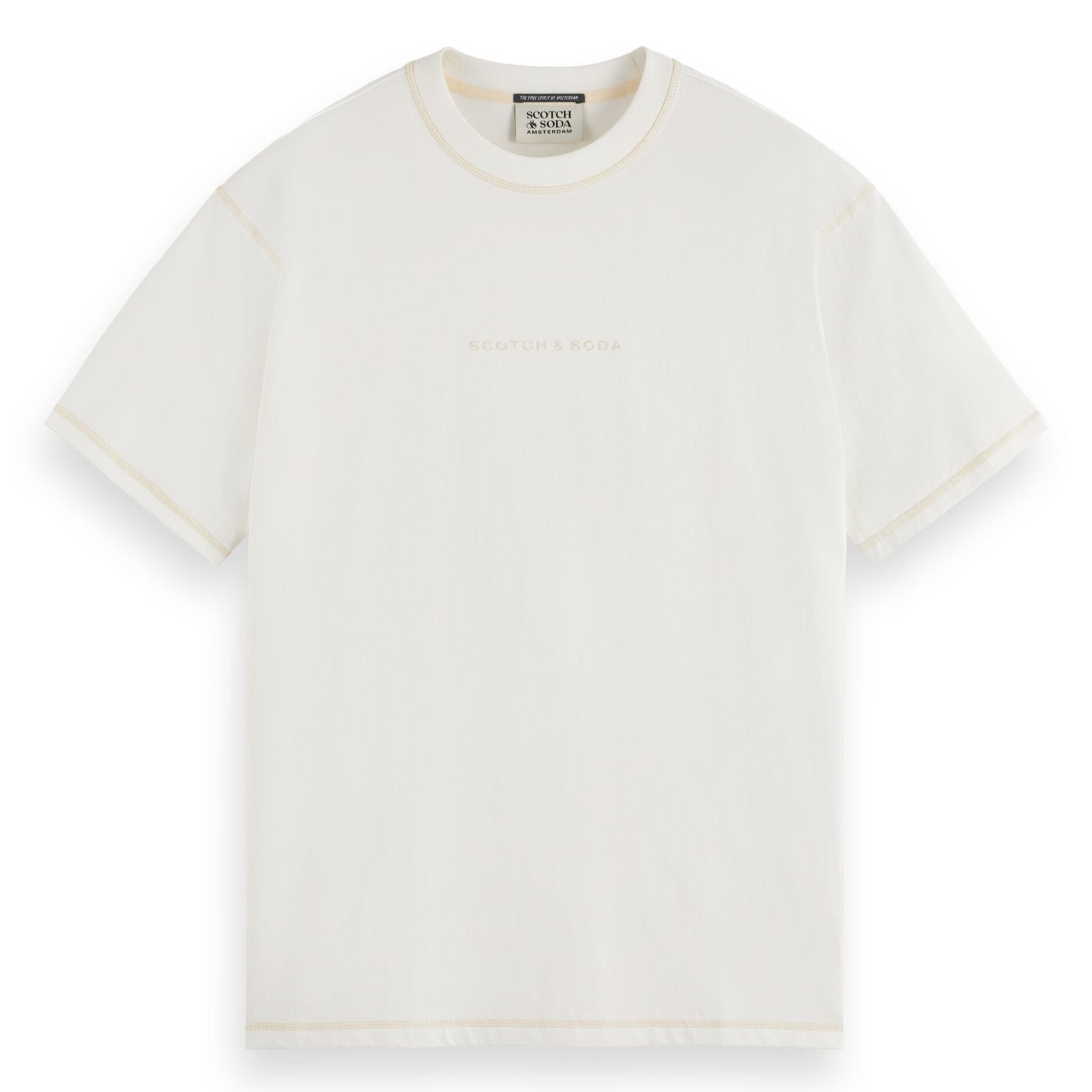 Logo Front Chest T-Shirt - Off White