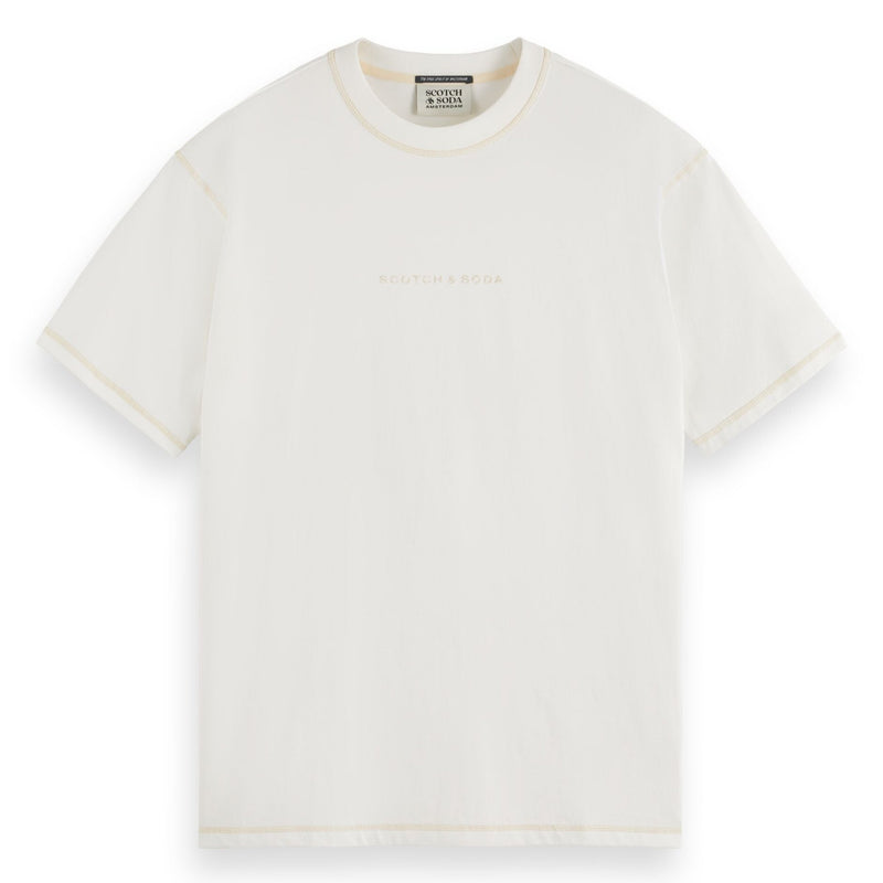 Logo Front Chest T-Shirt - Off White