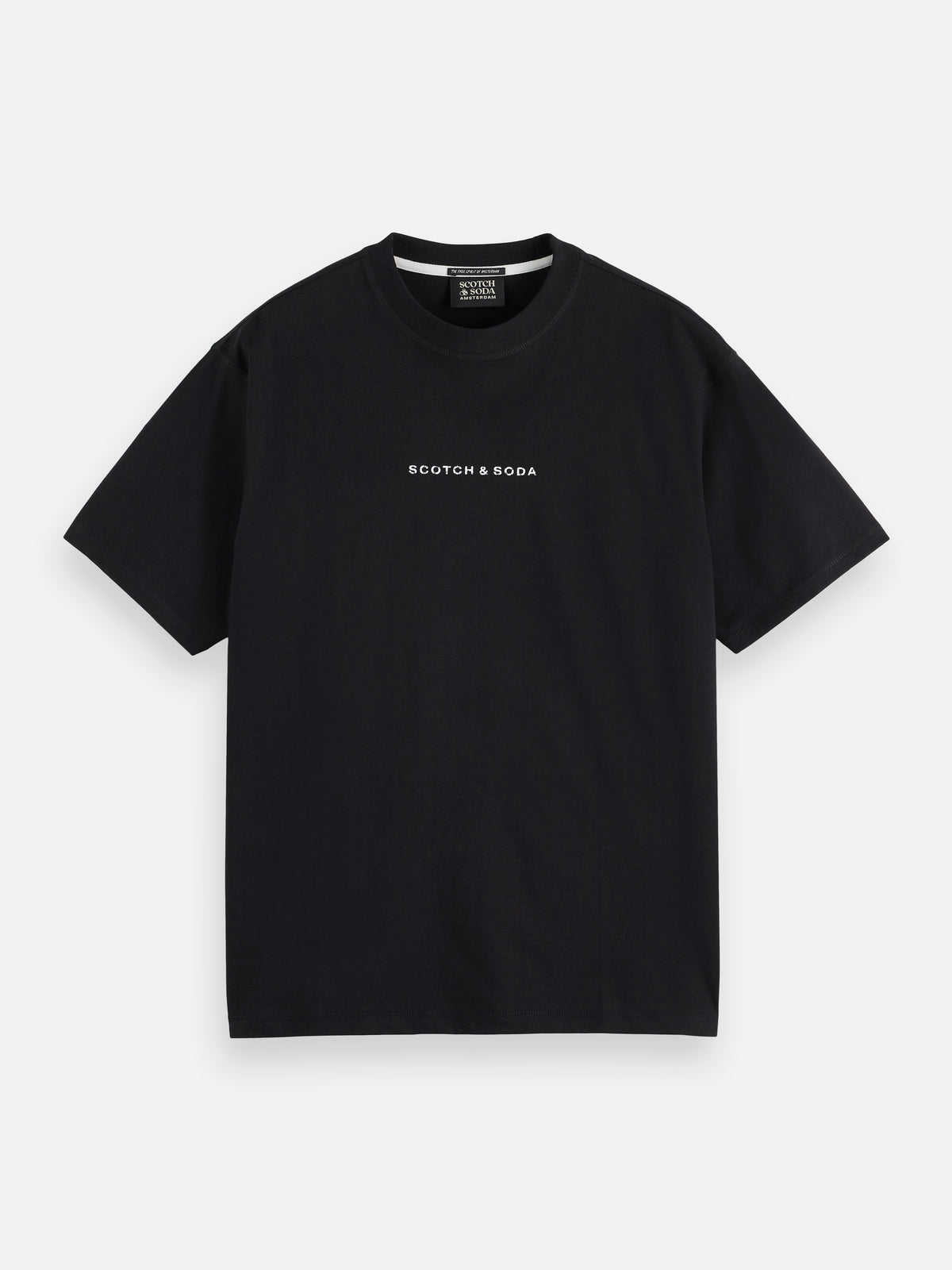 Logo Front Chest T-Shirt - Black-4