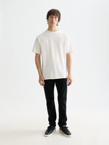 T-shirt à logo sur la poitrine - Blanc cassé