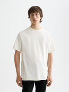 T-shirt à logo sur la poitrine - Blanc cassé