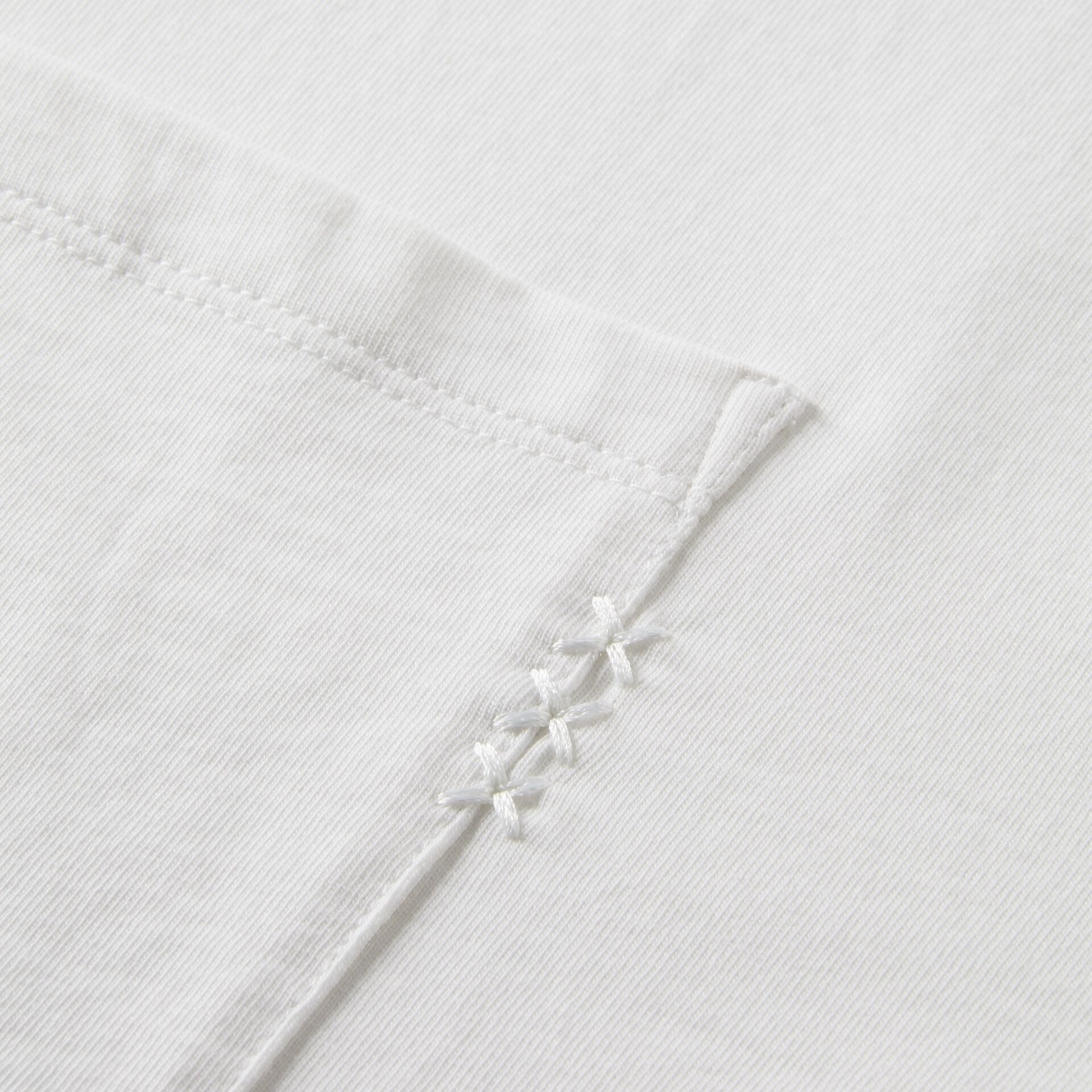 3 Crosses Loose Fit Pocket T-Shirt - White