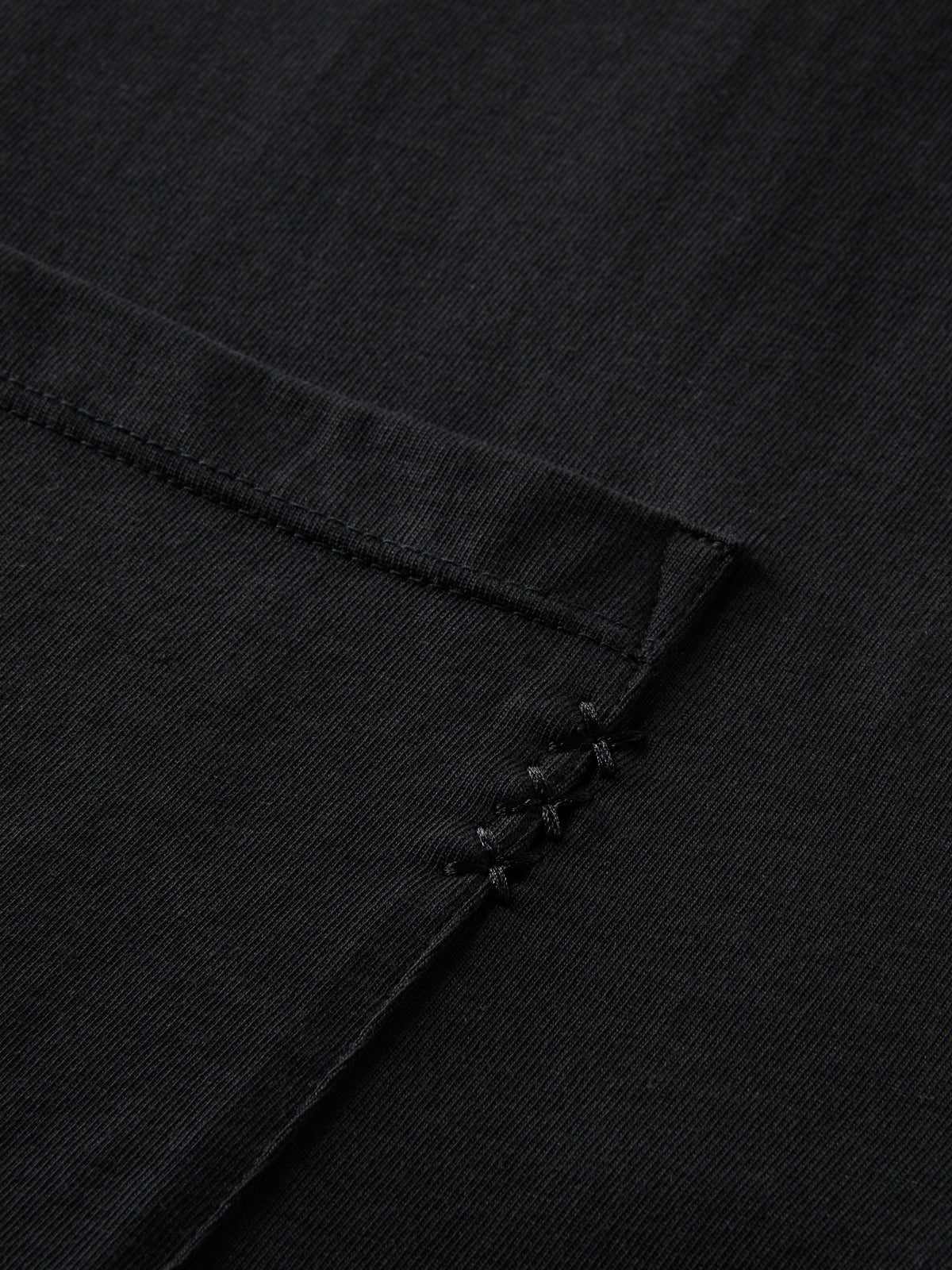 T-shirt à poche et coupe ample 3 croix - Noir-6