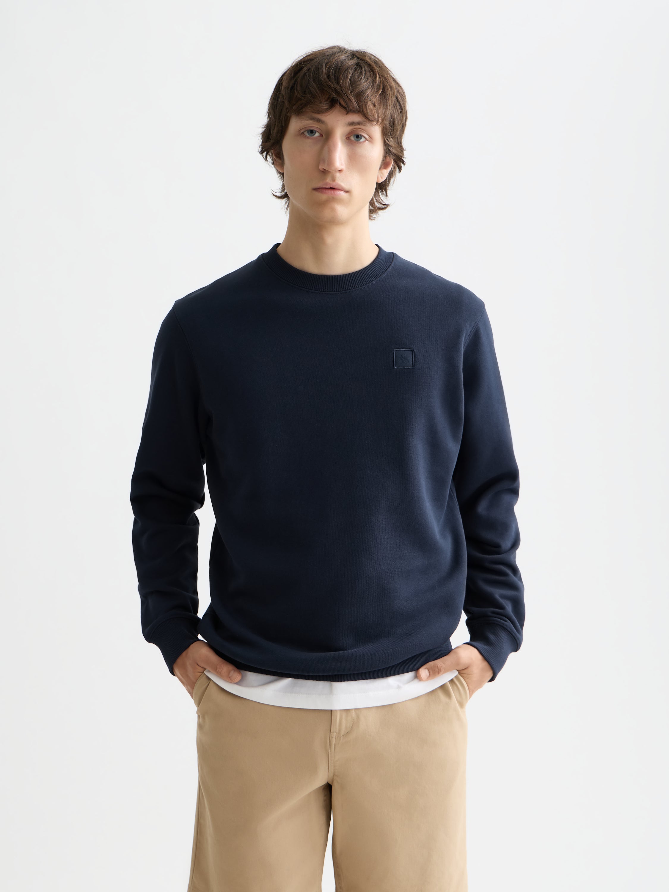 Sweat-shirt à logo - Bleu