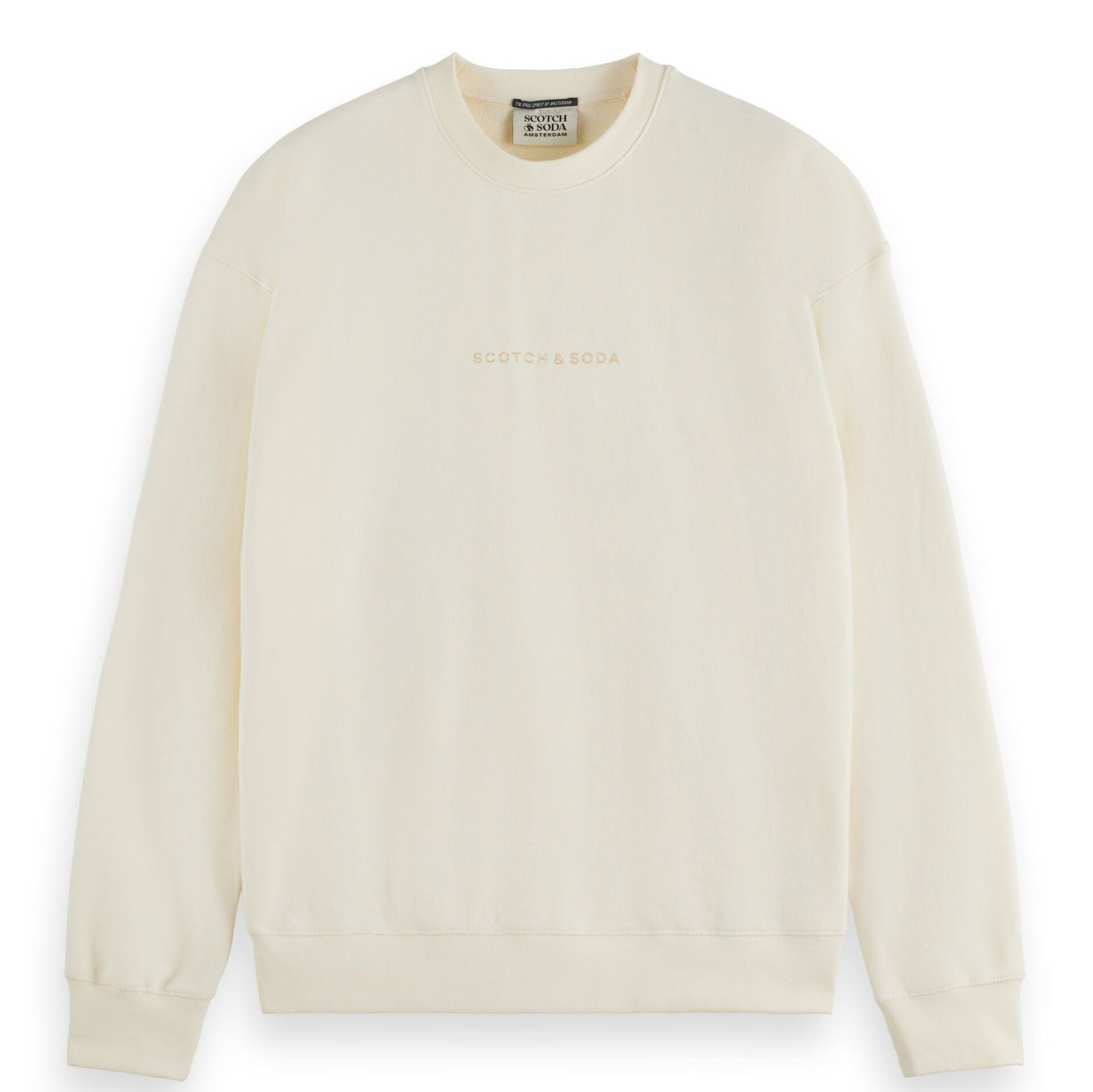 Logo Front Chest Sweatshirt - White