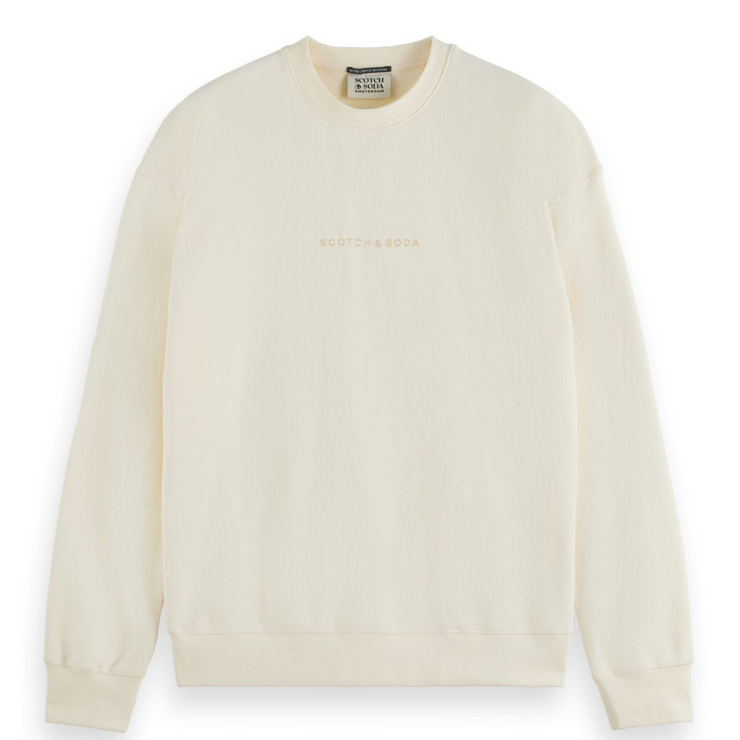 Logo Front Chest Sweatshirt - White