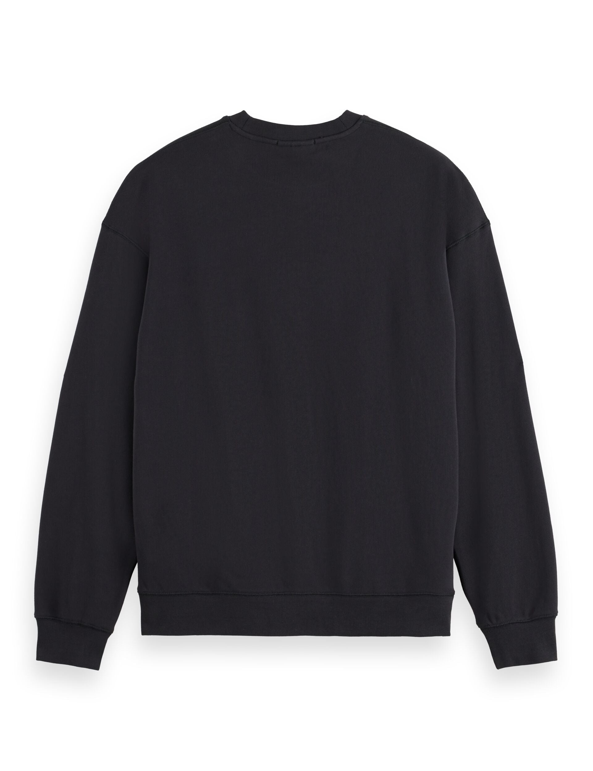 Logo Front Chest Sweatshirt - Black