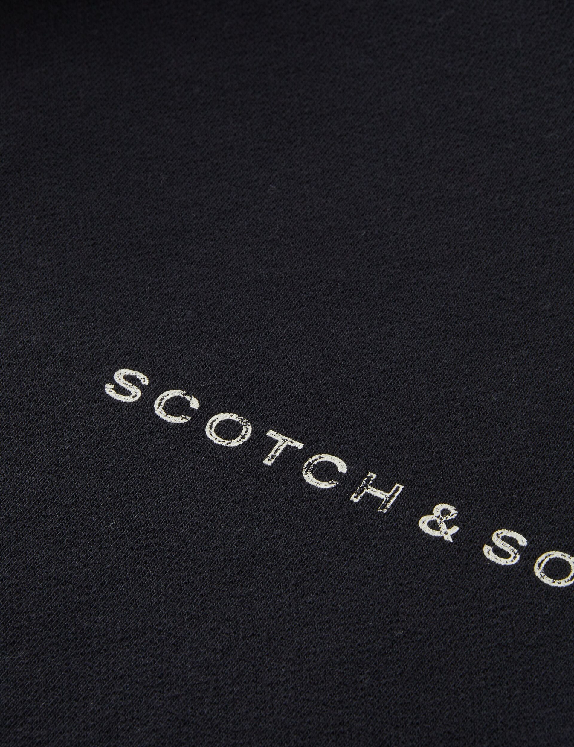 Logo Front Chest Sweatshirt - Black