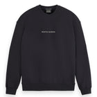 Logo Front Chest Sweatshirt - Black
