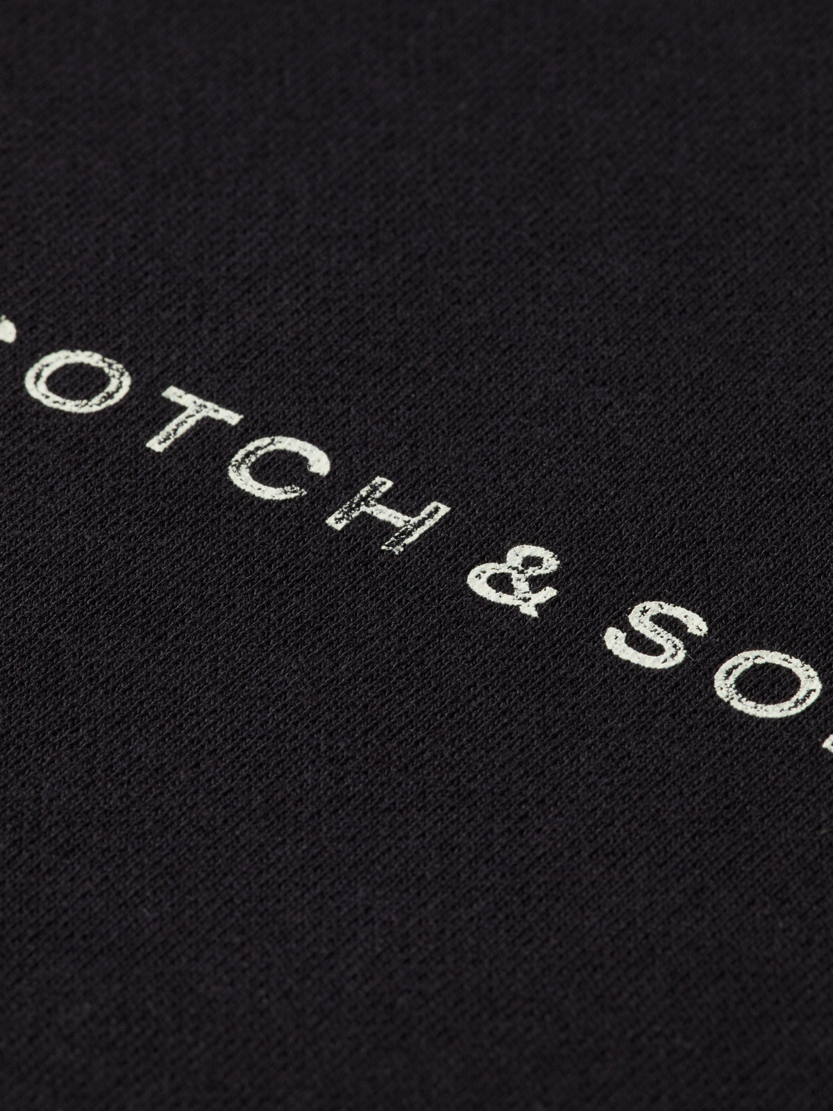 Logo Front Chest Sweatshirt - Black-5