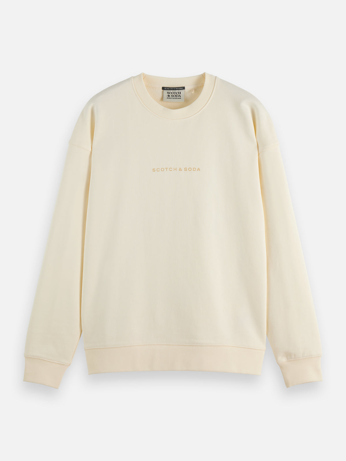 Logo Front Chest Sweatshirt - White-4