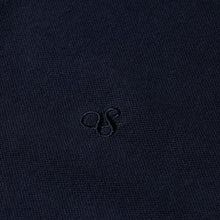 Logo Pique Polo - Blue