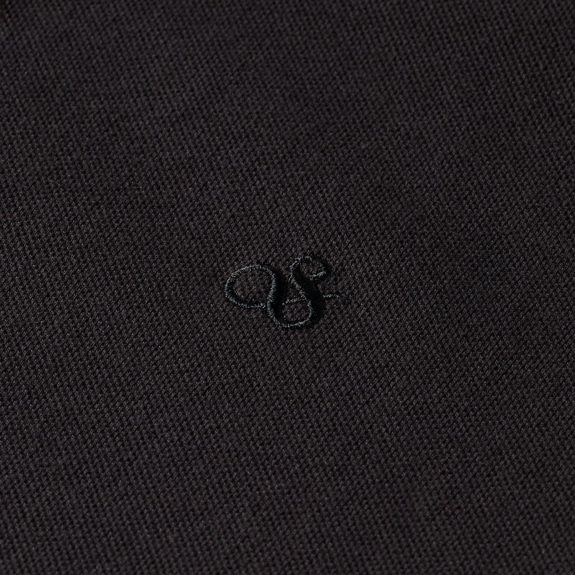 Logo Pique Polo - Black
